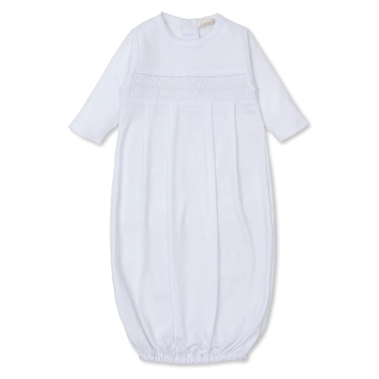 Hand Smocked Charmed - Sack Gown - NB