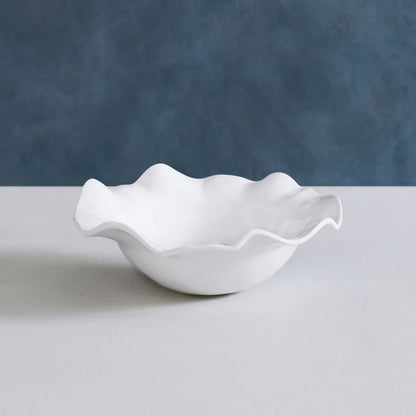 Vida - Havana - Medium Bowl in White 15"