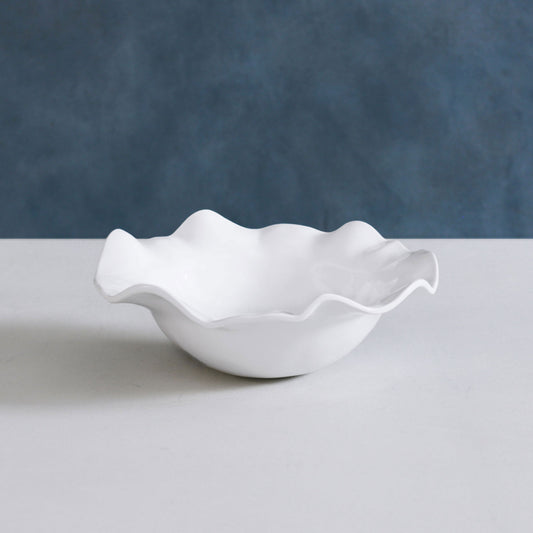 Vida - Havana - Medium Bowl in White 15"