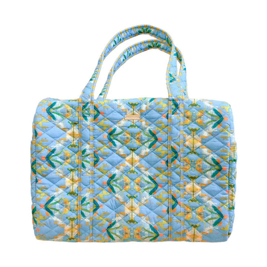 LPK English Garden Blue Travel Duffle Bag