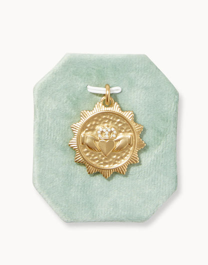 SPT Charm - Loyalty (Claddagh with Crystals)