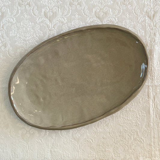 Argila Sierra Tan Oval Platter (Retired)