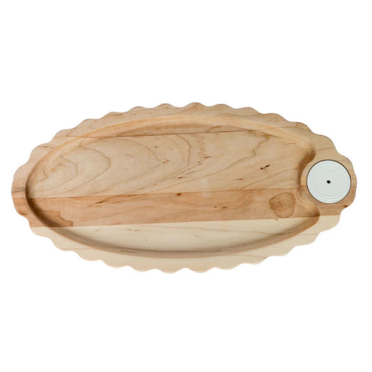 Maple Scalloped Anniversary Tray - Limited Edition
