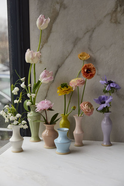 Chasing Rainbows Budvase - Green - 2.75" X 7"