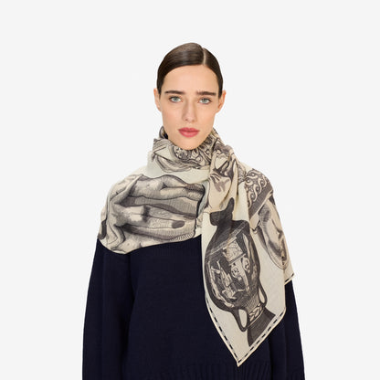 Scarf Etole 80 - Archives - White