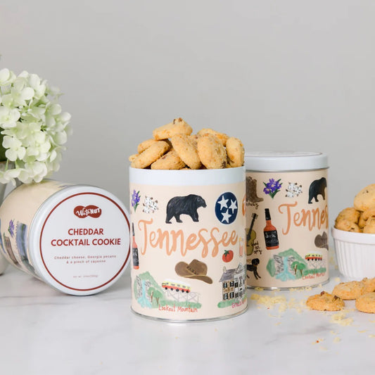 Pecan Shortbread Cookies In Tennessee Gift Tin