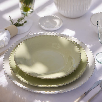 Pearl - Lily Green - Dinner Plate 11"