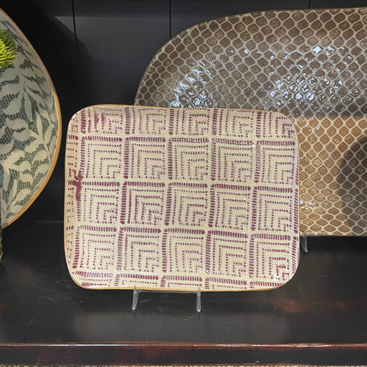TFC Tidbit Tray - Deco - Bordeaux 8.5