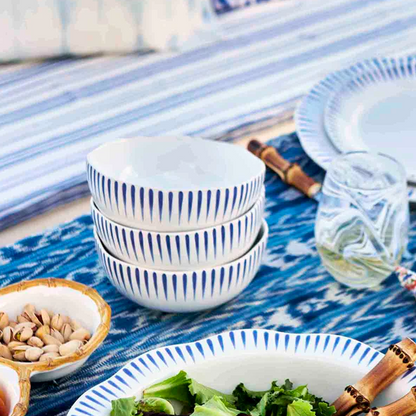 Sitio Stripe - Delft Blue - Cereal Bowl 5.75"