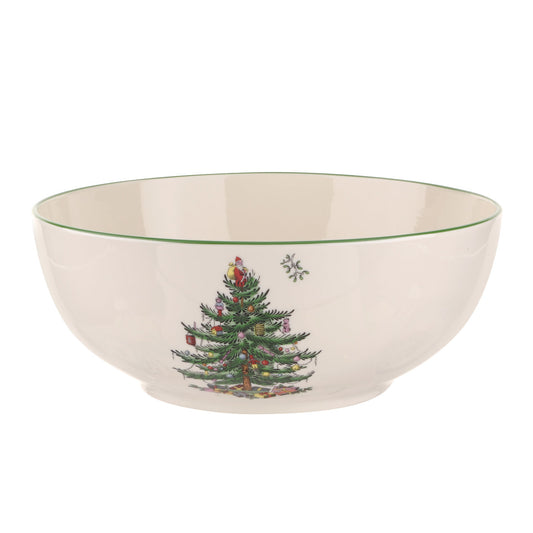 SPD Christmas Tree - Medium Round Bowl 8"