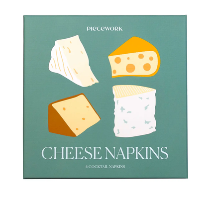 PCK Cheese Cocktail Napkins - Set of 4
