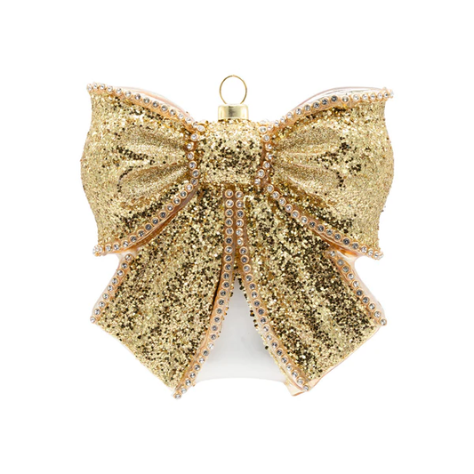 K&A Golden Bow Ornament