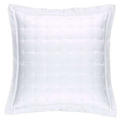 PCH Silken Solid - White Puff - Euro Sham 26x26