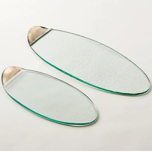 Mod Platinum - Large Oval Cheese Board 21.25"