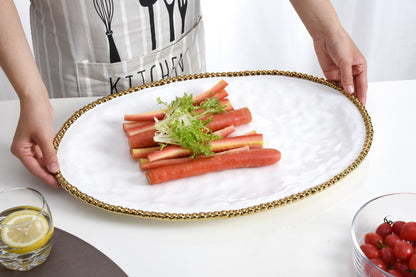 PPB Golden Salerno - Large Oval Platter (1723WG)
