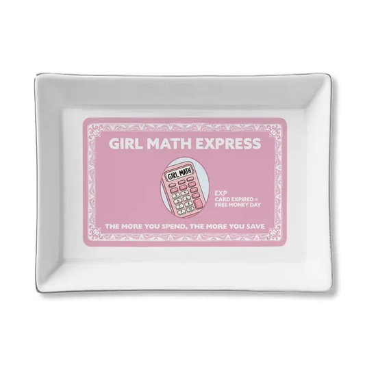 Ceramic Tray - Girl Math Express