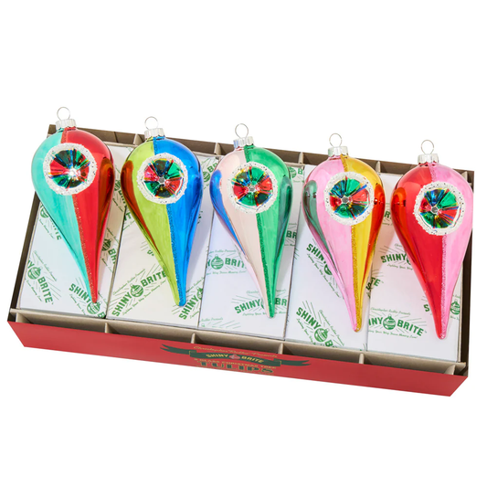 CRK Shiny Brite - Christmas Confetti - Reflector Tulips 5"