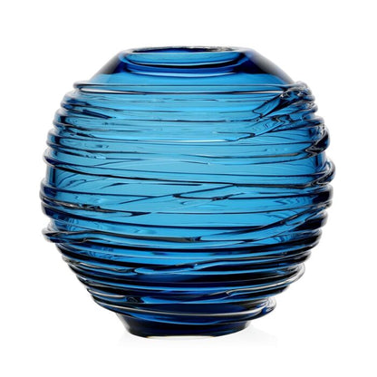 Miranda - Globe Vase - Aqua - 6"