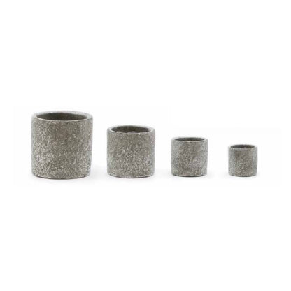 Green Wash Stone Cylinder - Medium