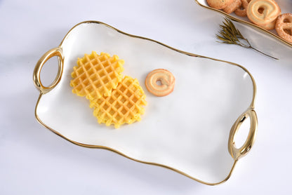 Golden Handles - Small Platter