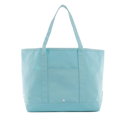 Maxi Tote - Coated Canvas Large - Lake Blue
