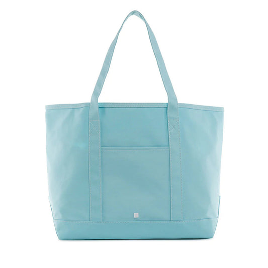 Maxi Tote - Coated Canvas Large - Lake Blue