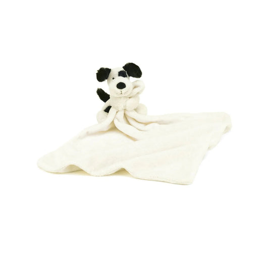 JLC Soother - Bashful Black & Cream Puppy