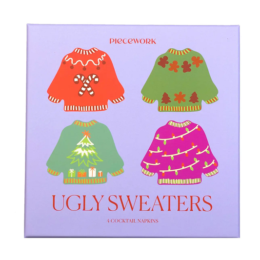 PCK Ugly Sweaters Cocktail Napkins - Set of 4
