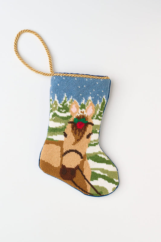 Bauble Stocking - Sleigh All Day Palomino Horse