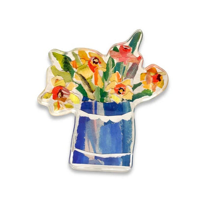 Daffodil Acrylic Bloom Block - Large 6.5"