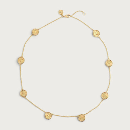 Butterfly - Coin Station Necklace