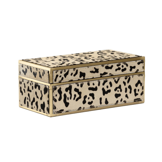 WWH Boxed In - Leopard and Brass Box 12"