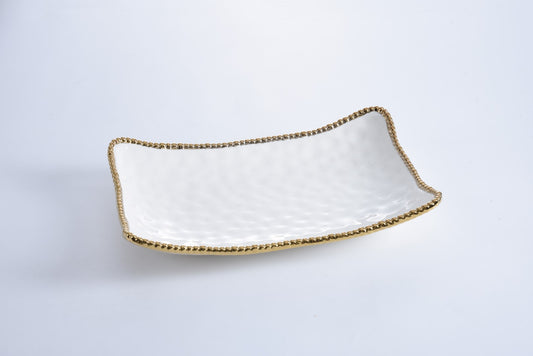 PPB Golden Salerno - Large Rectangle Serving Piece (2565WG)