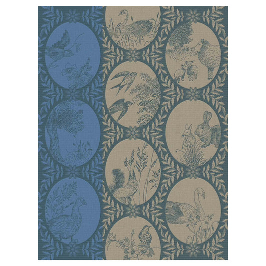 Josephine Tea Towel - Blue - 24 x 31