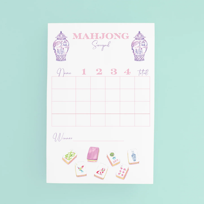 TYP Mahjong Scorepad - Taylor Tiles