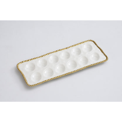 PPB Golden Salerno - Short Devilled Egg Tray 14" (2574WG)