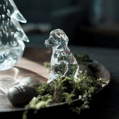 SMP Glass Dog Figure - 4"