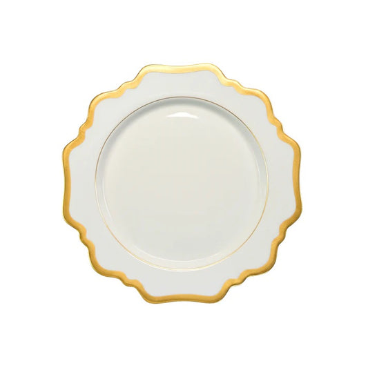 Antique - White & Gold - Salad Plate 8.25"