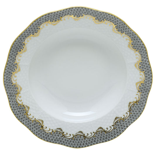 Fishscale - Gray - Dessert Plate 8.25"