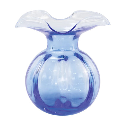 VTR Hibiscus Glass Vase - Cobalt -