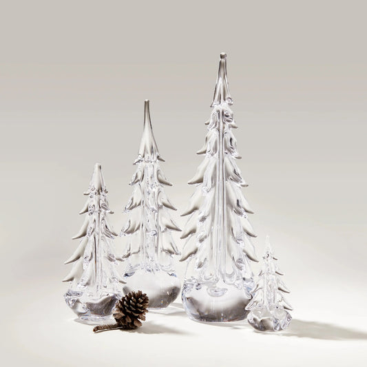Simon Pearce Glass Evergreen Tree - Five Sided Collection -