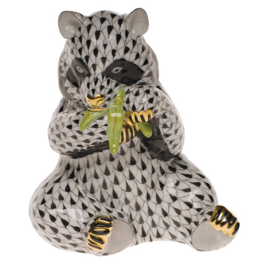 HND Figurine - Sitting Panda - Black