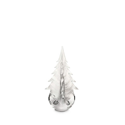 Simon Pearce Glass Evergreen Tree - Snow Drift Collection -