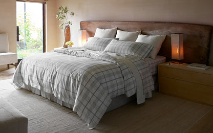 August Plaid - Sham - Sable - Standard 21x27