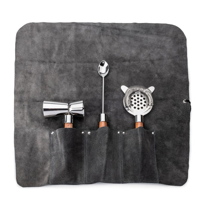 SMP Acacia Wood Handled Barware - Set/3