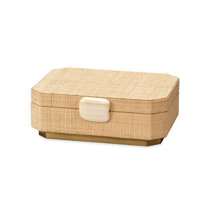Eden Box - Raffia and Ivory 11"