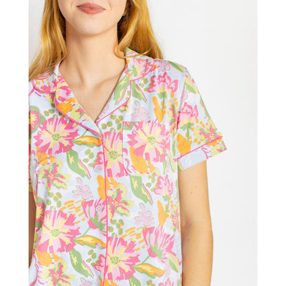 Summer Blooms - 3 Piece Pajama Set