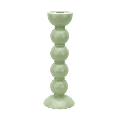 Bobbin Candlestick - Sage