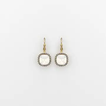 LVP E Florian Earring - White Opal