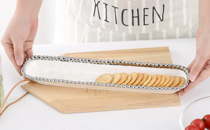 PPB Silver Salerno - Cracker Tray (1150W)